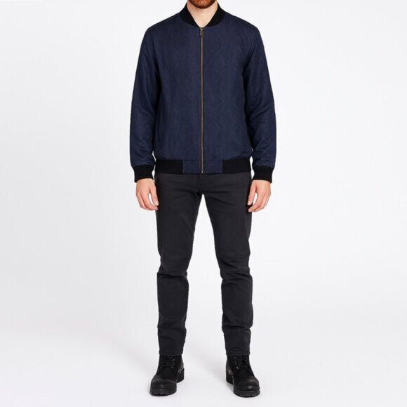 RARE! Camilla Midnight Meeting Mens Bomber Jacket Size Small b150e - Picture 11 of 11